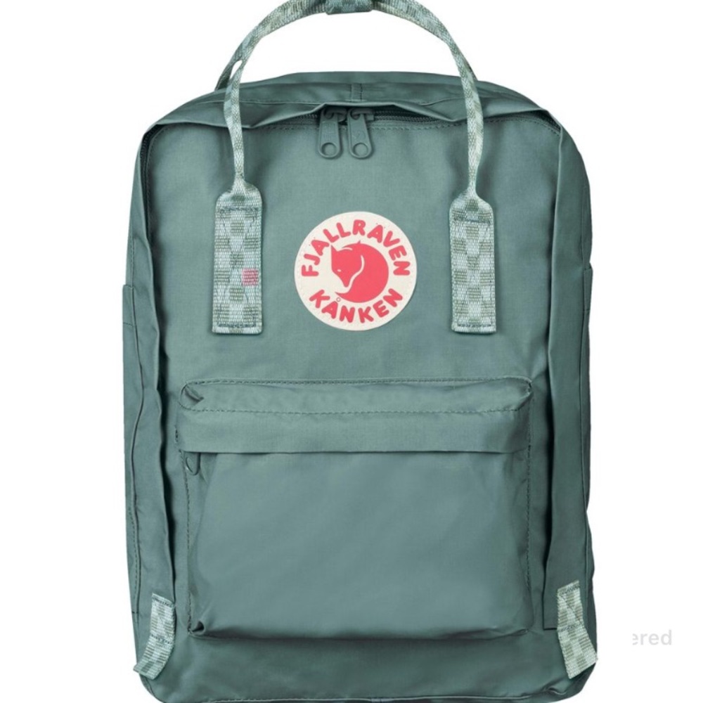 Fjallraven kanken 13” laptop backpack frost green